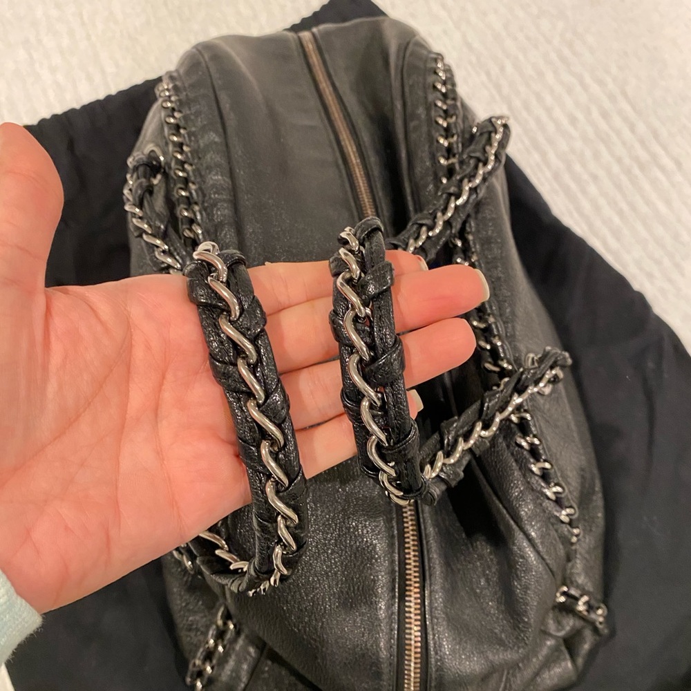 authentic CHANEL Luxe Ligne Bowler Bag - Picture 9 of 12